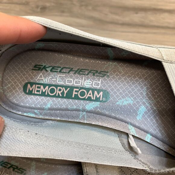 Skechers Be Lux Daylights Air-Cooled Memory Foam Grey/Silver Women's 7 - Picture 8 of 11